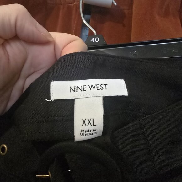 Nine West Belted Peplum Skirt - Picture 3 of 5